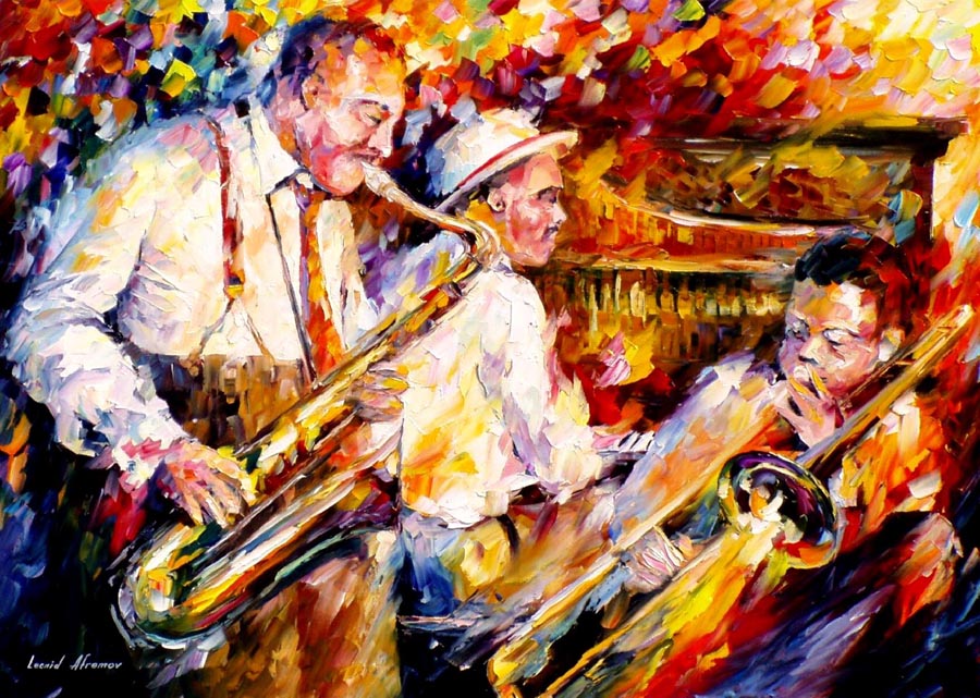 Leonid Afremov Jazz trio